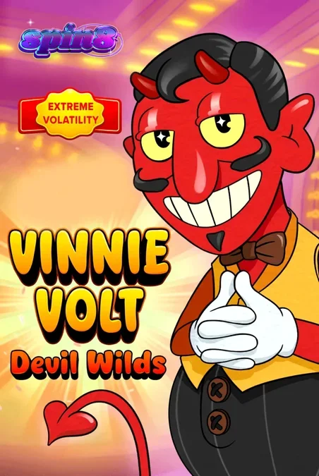Vinnie Volt: Devil Wilds slot com design de desenho animado retrô