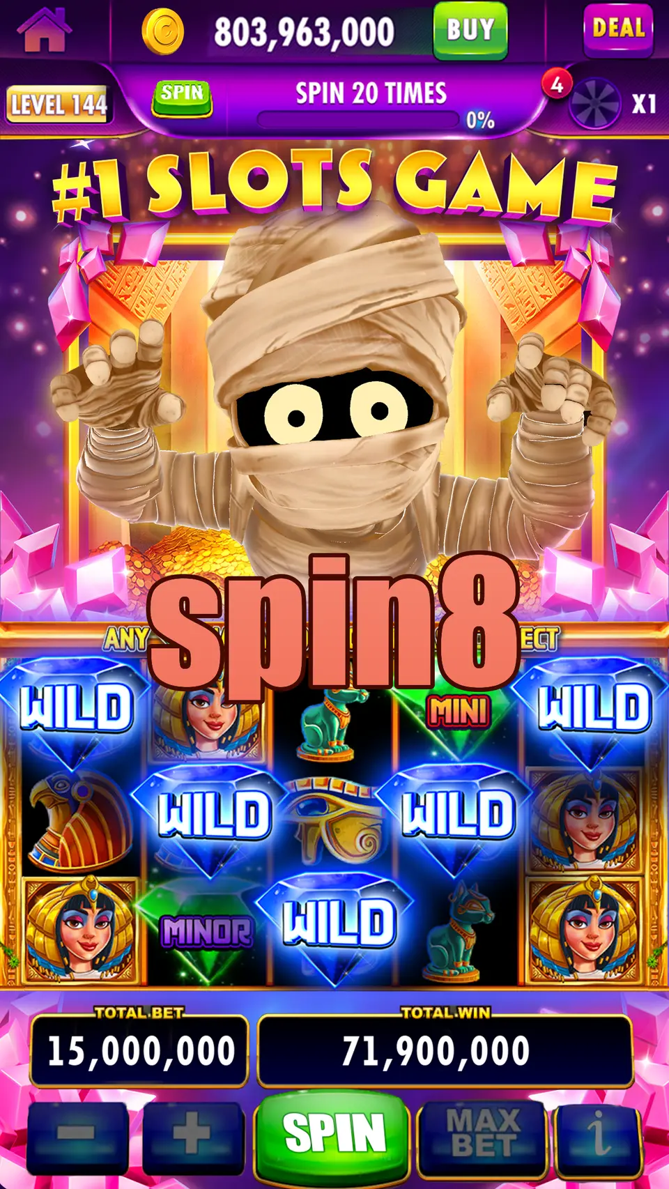 spin8 Login